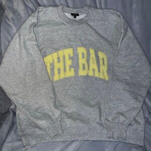 The Bar Varsity Sweatshirt Size XL